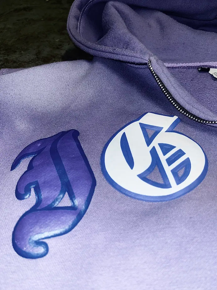 "IGWT" Purple Acid Zip Up
