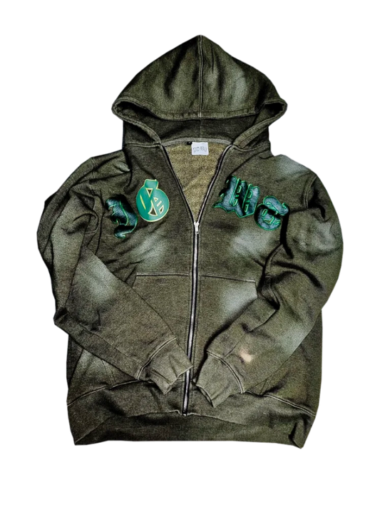 "IGWT" Apple Acid Zip Up