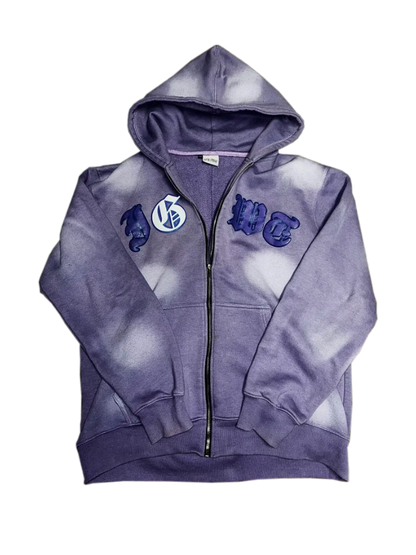 "IGWT" Purple Acid Zip Up